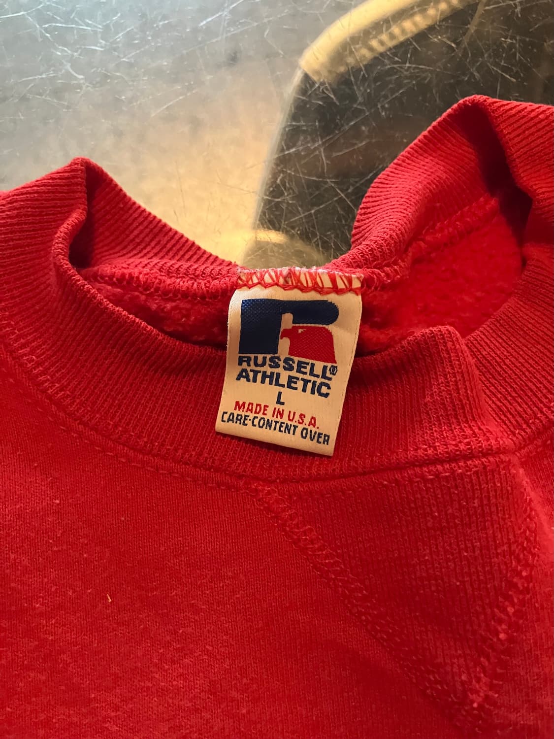 90s USA 빈티지 러셀 플레인 스웻 셔츠 맨투맨 상품이미지5