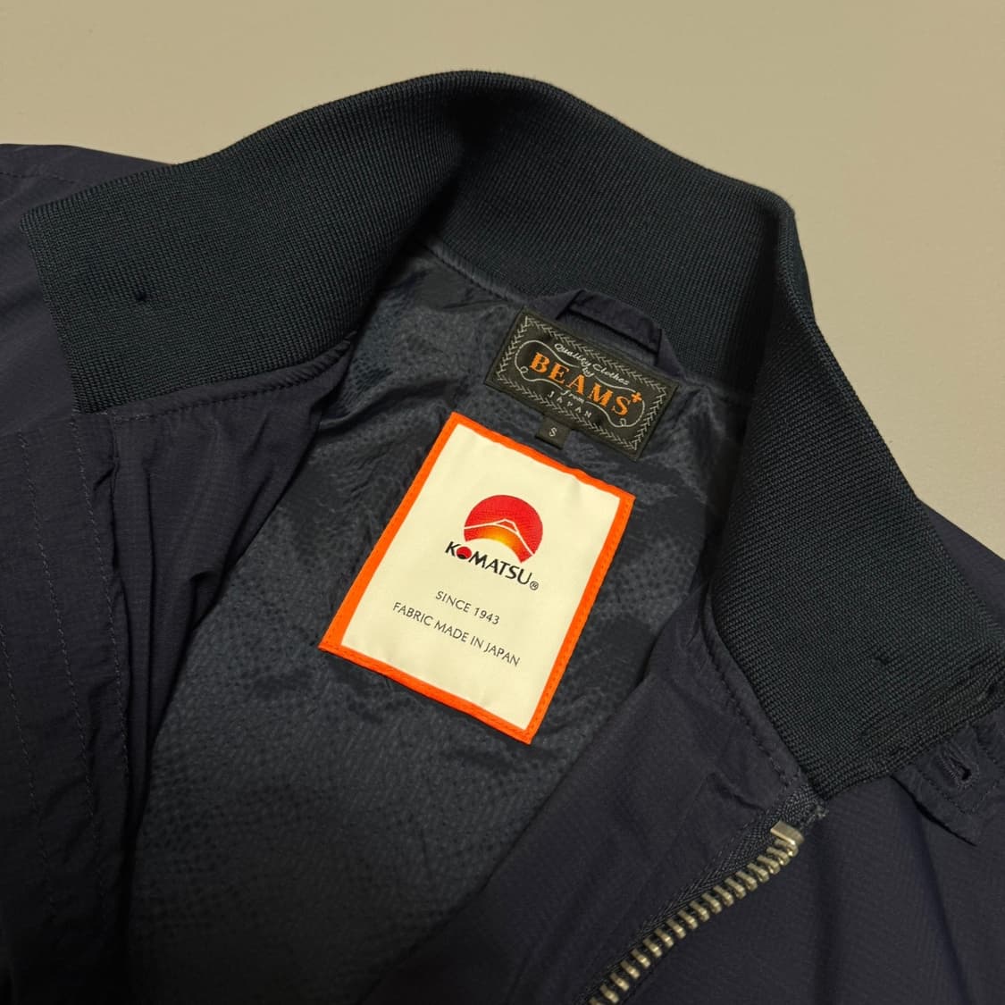 빔즈+(BEAMS PLUS) 다크네이비컬러 코마츠 립스탑 WEP 자켓 상품이미지3
