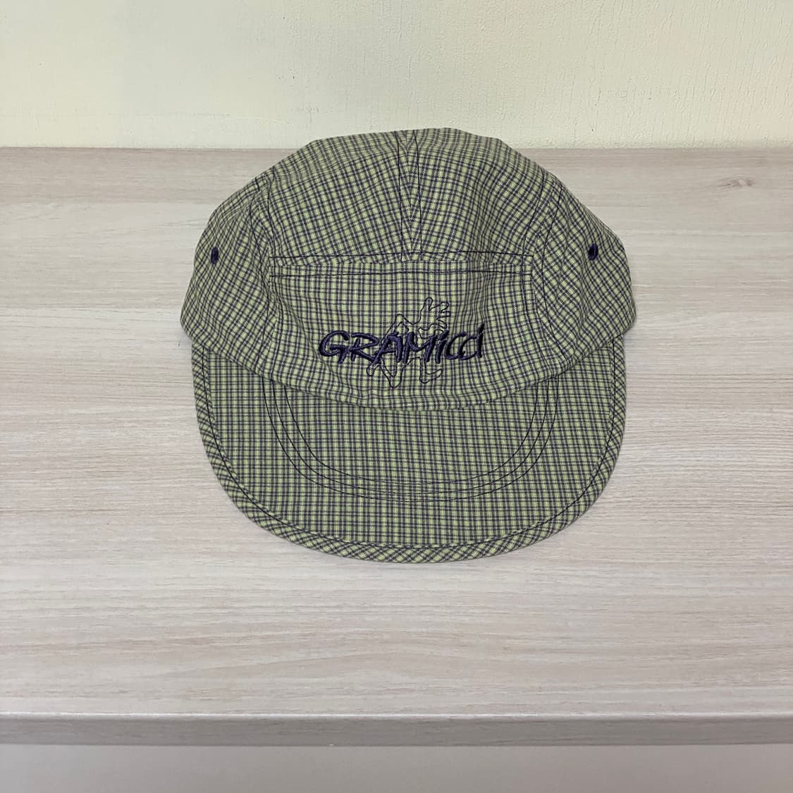 그라미치 체커드 롱 빌 캡 상품이미지1