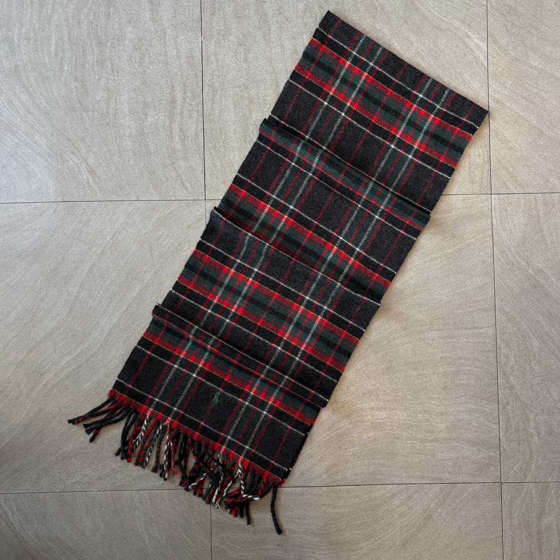 폴로 정품 이태리 생산 램스 울 머플러 상품이미지1