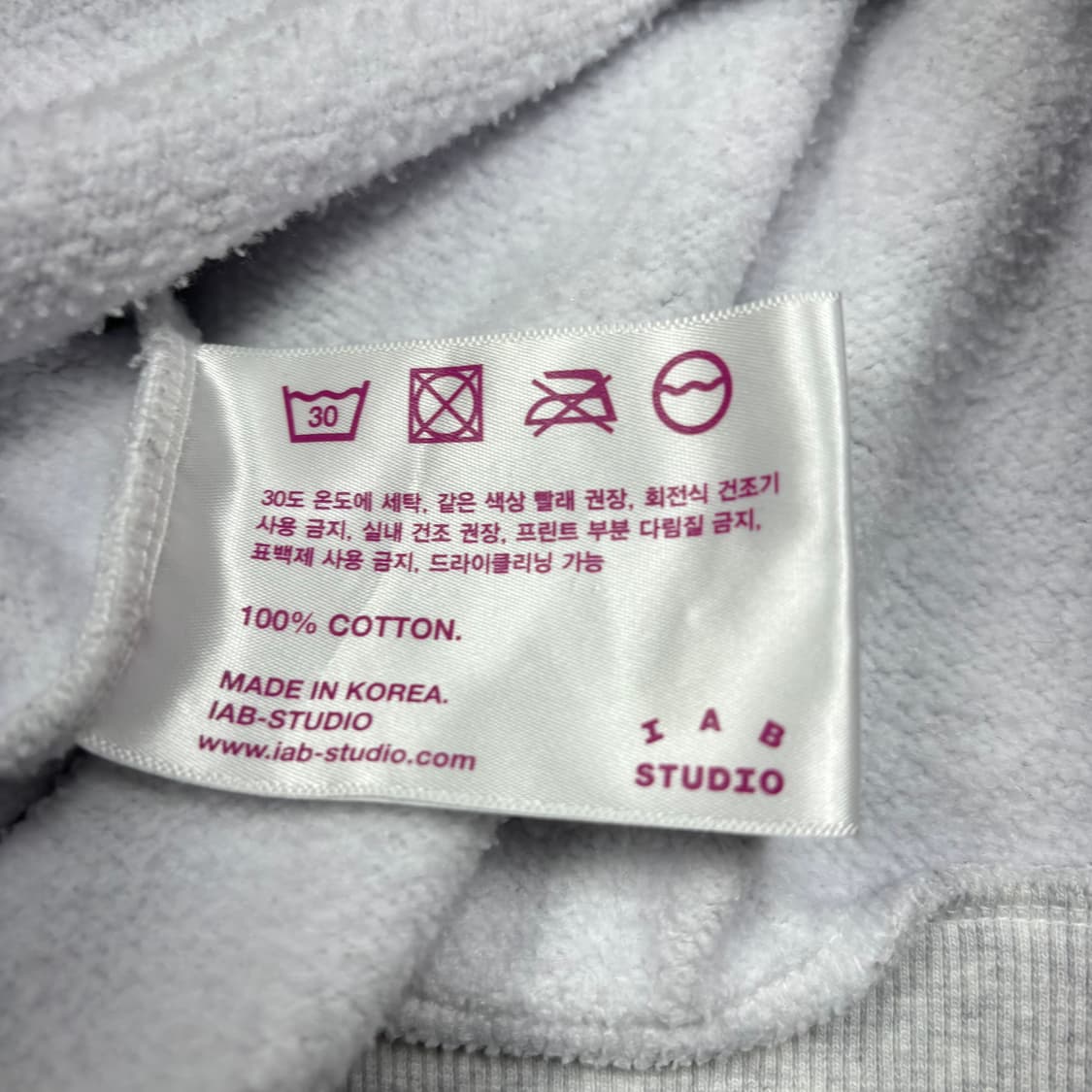 아이앱 스튜디오 하프집 스웻셔츠 상품이미지6