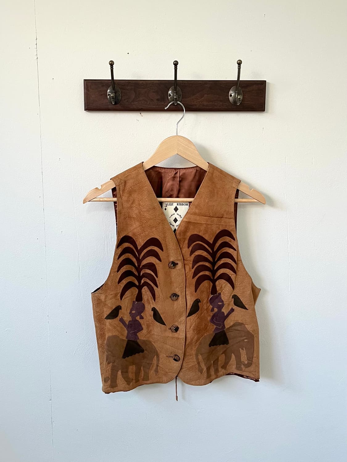 90’s carlos ibanez suede 베스트 자켓 상품이미지1