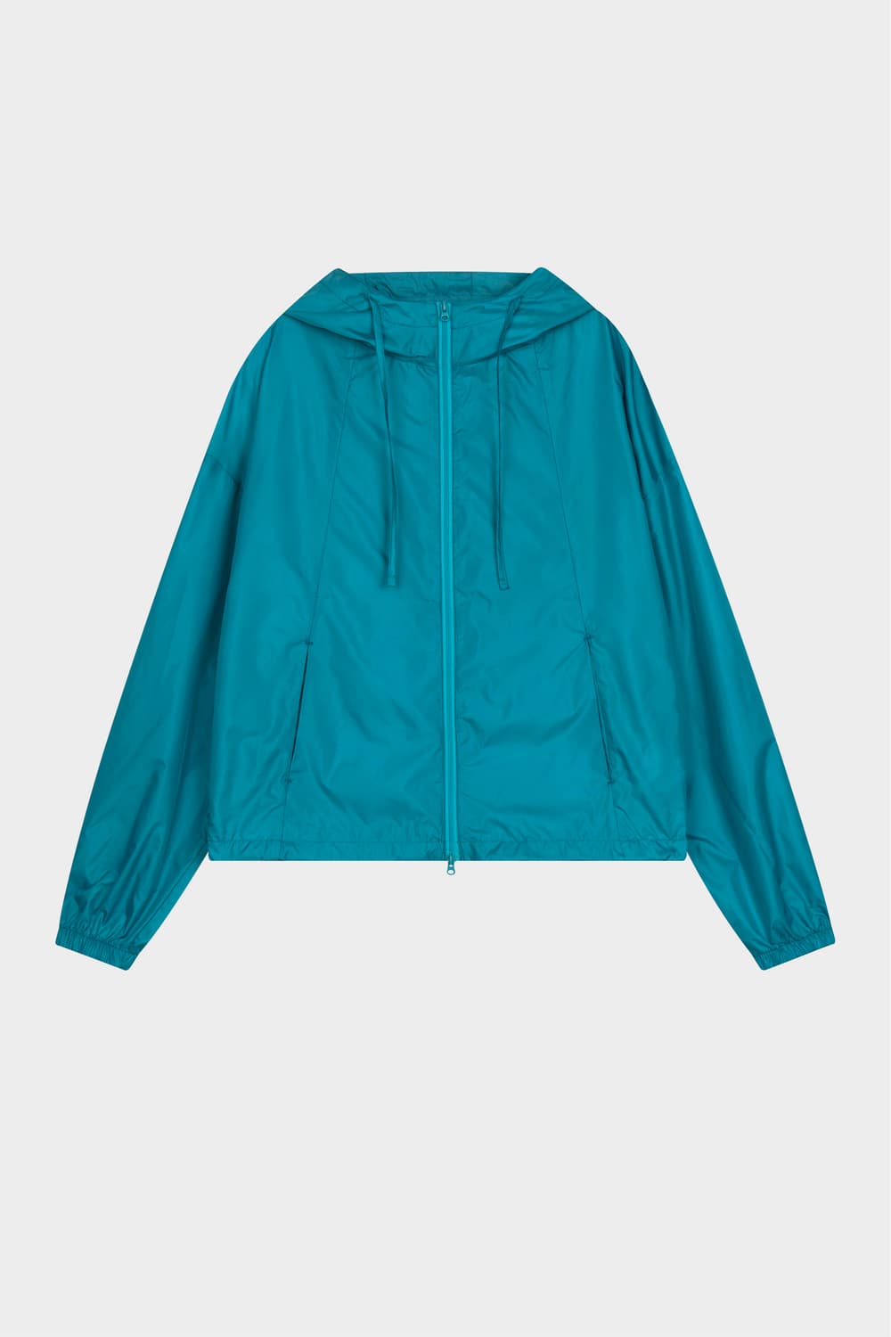 버뮬라 글로시 후디 아노락 블루그린 상품이미지1