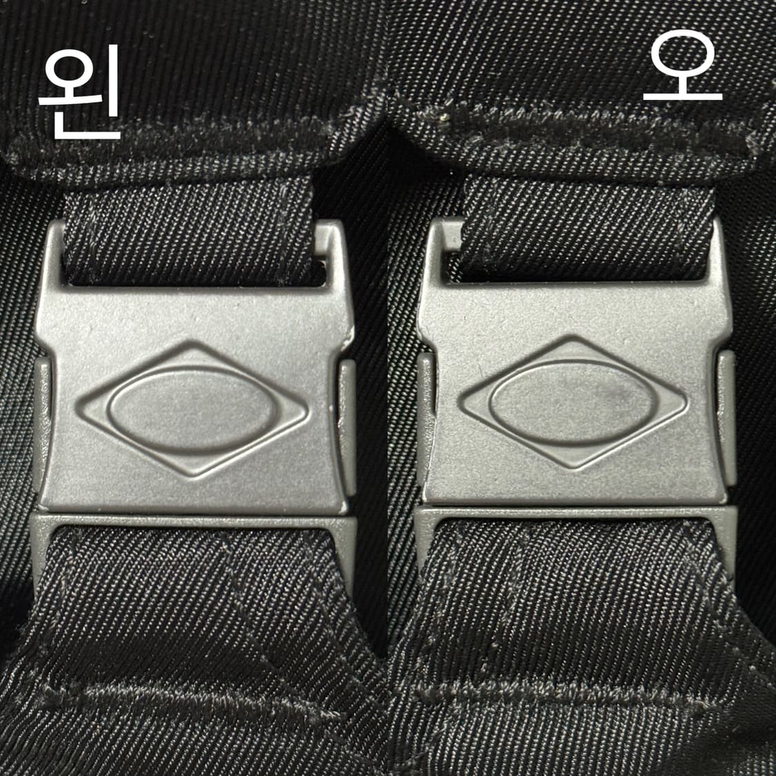 미스치프 버클 플랩 백팩 블랙 상품이미지5