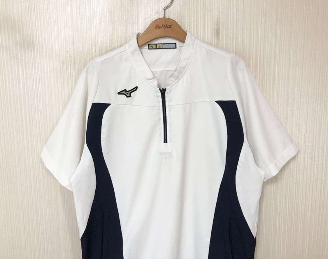 미즈노 글로벌엘리트 베이스볼자켓/하프집업 반팔바막 L(100) 상품이미지2