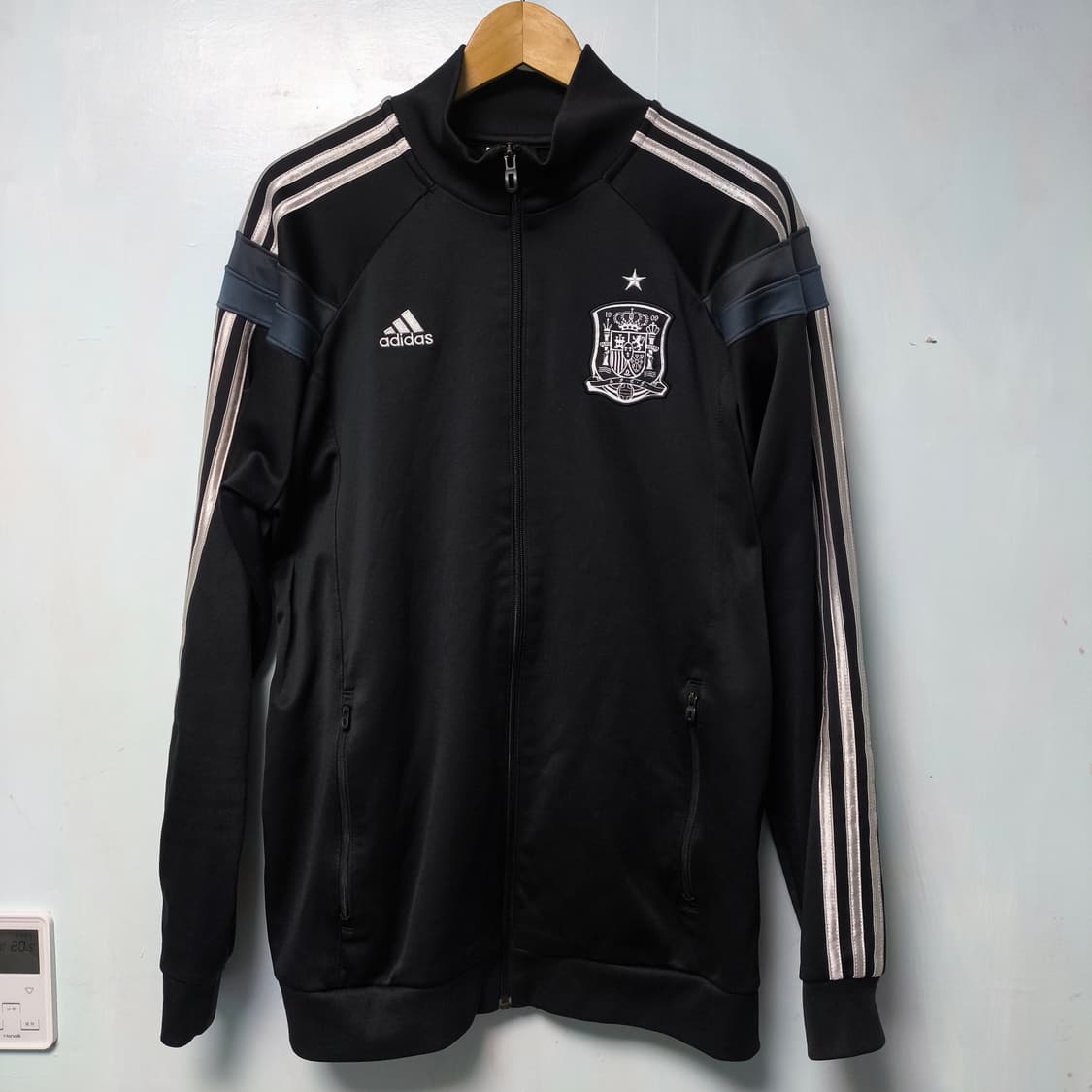 [XL/110] 아디다스 스페인 블랙실버 트랙탑 져지 상품이미지2