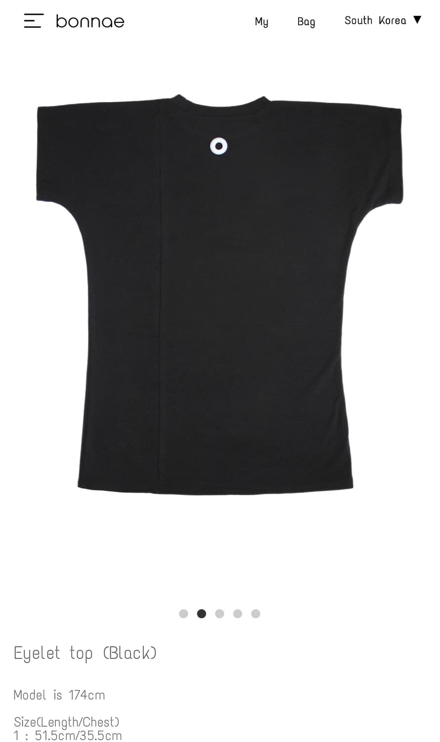 본네 bonnae Eyelet top 반팔티 상품이미지9