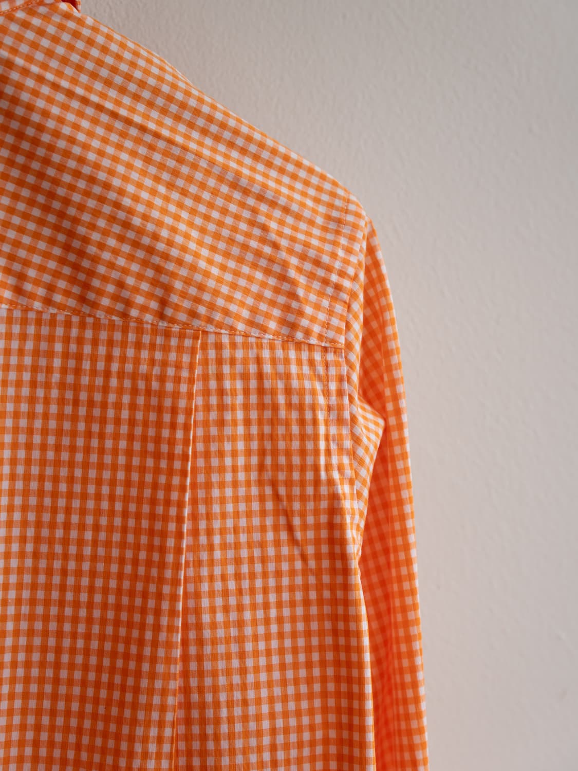 꼼데가르송 트리콧 체크 프릴 셔츠 상품이미지6