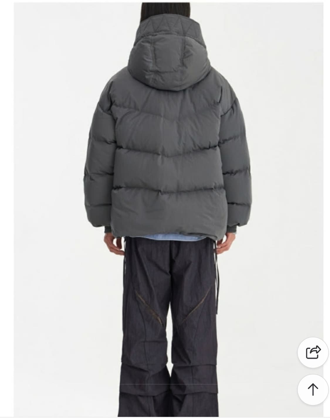 HGBB STUDIO Barents Down Parka - Asphalt 상품이미지5