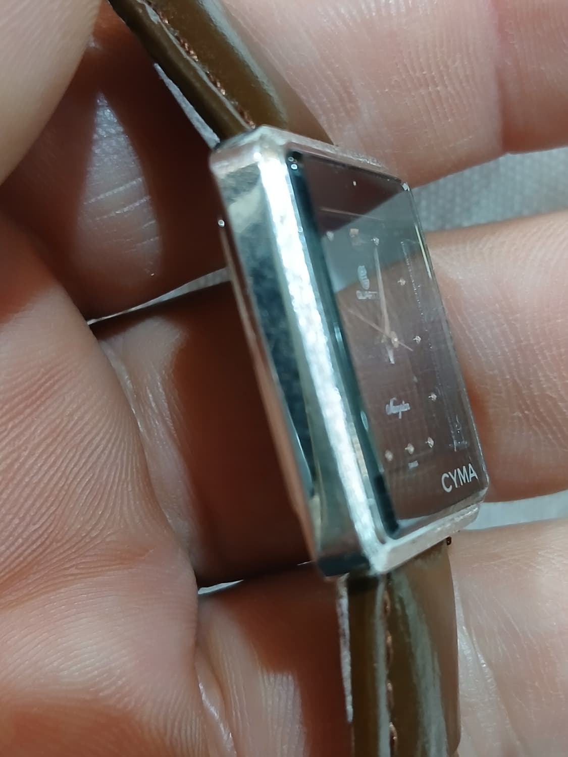 80s 빈티지 스위스 CYMA 여성용 쿼츠시계 상품이미지5