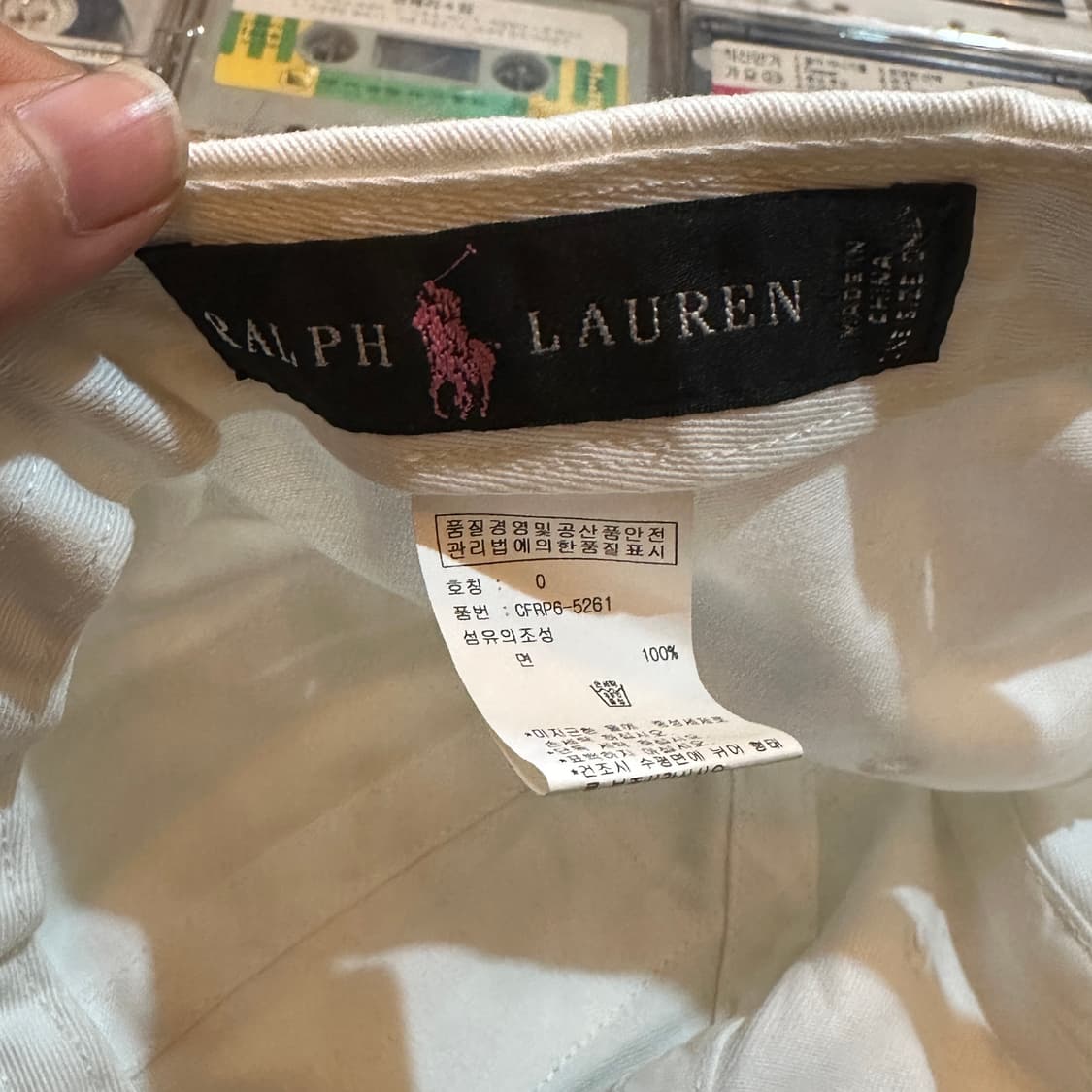 폴로 랄프로렌 핑크포니 볼캡  상품이미지4