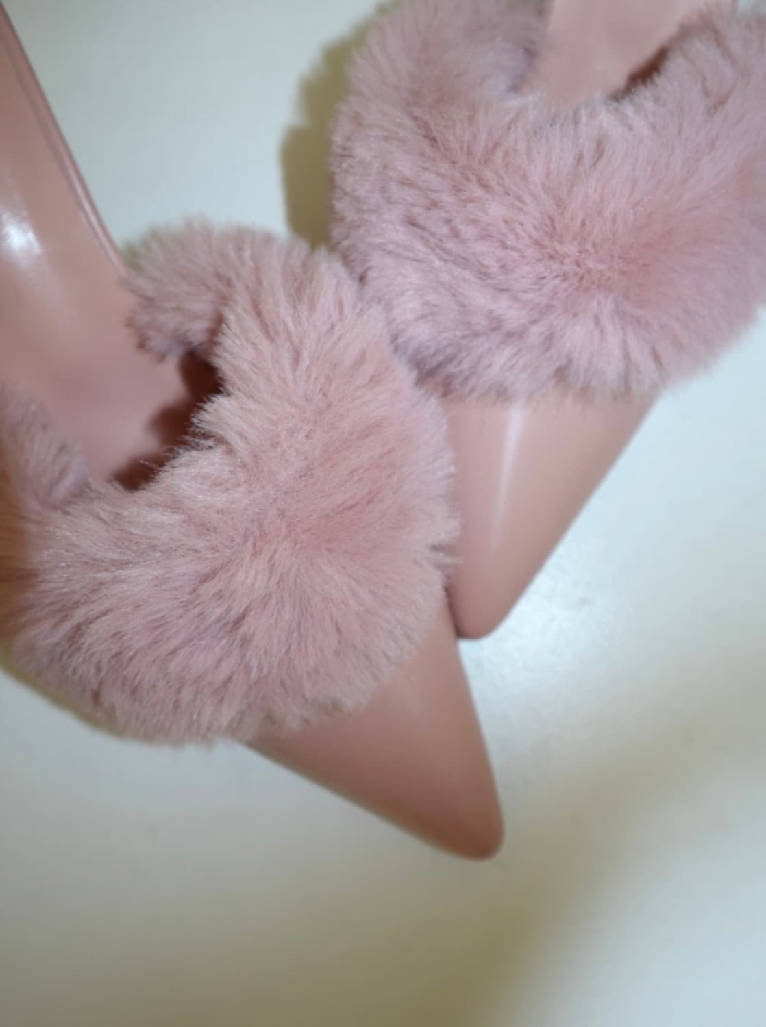 클라따 pink bell shoes 핑크(분홍) 퍼 구두 슈즈 상품이미지8