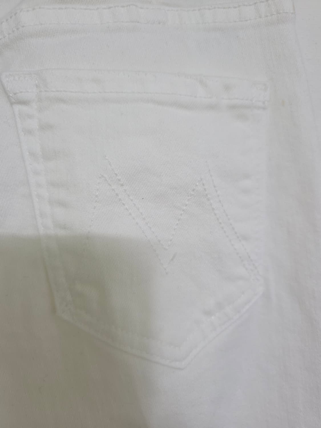 MOTHER 마더 데님 화이트 FAIREST OF THEM ALL 25 상품이미지3