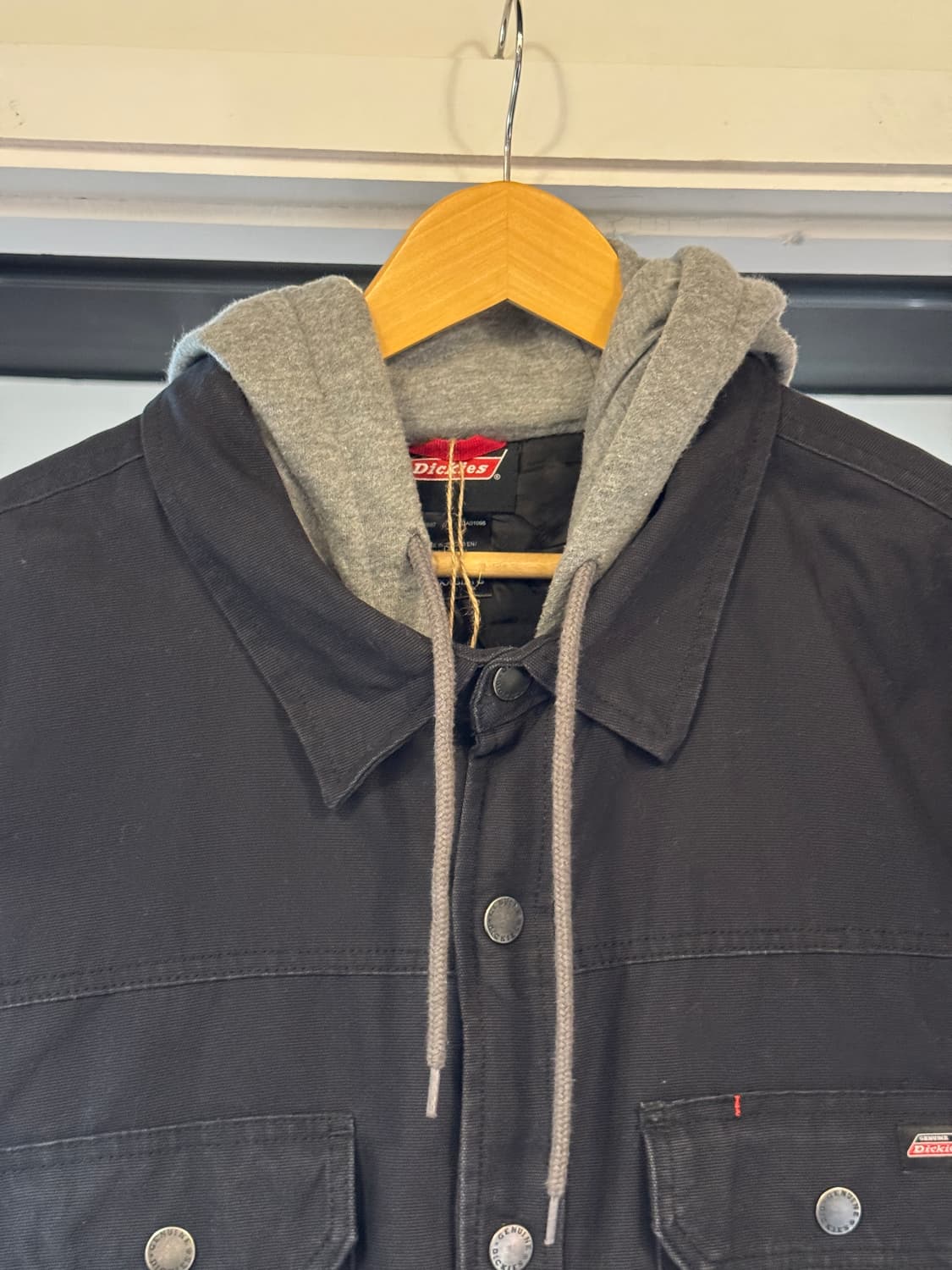 디키즈 누빔 워크셔츠 빈티지 후드자켓 XL 상품이미지2