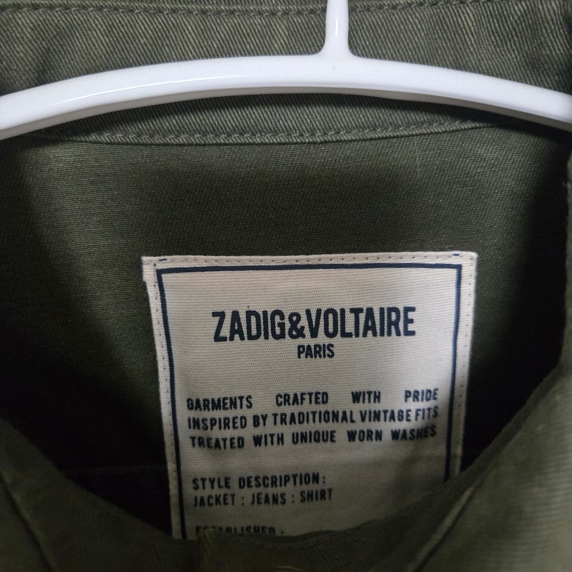 쟈딕앤볼테르 코튼 와펜 자켓 /여성 자켓/ 여자 자켓  상품이미지4