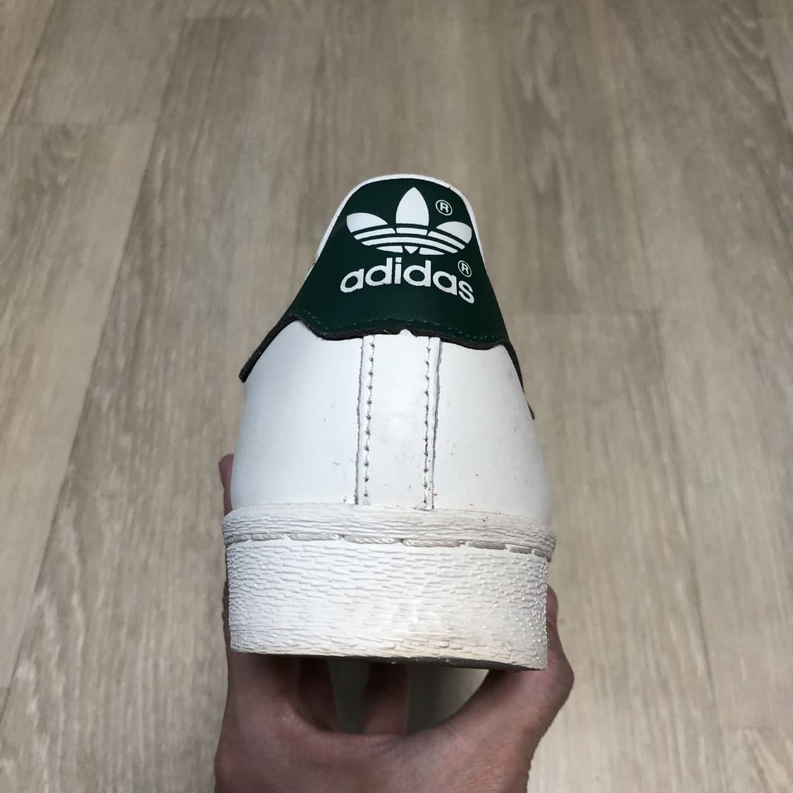 (270) 아디다스 adidas 슈퍼스타 82 화이트 그린 상품이미지7