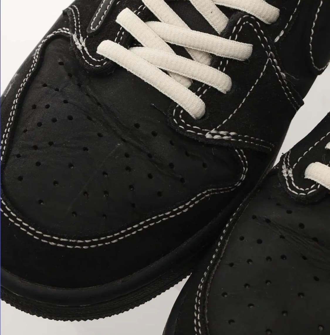 조던 1 x 트래비스 스캇 레트로 로우 OG SP 블랙 팬텀 상품이미지5