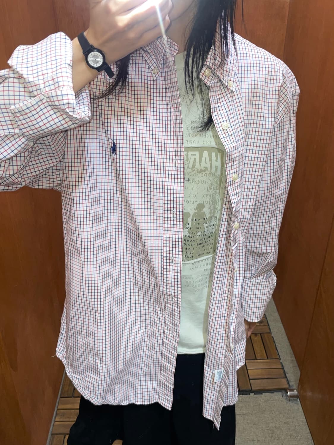 (XL) POLO 폴로 랄프로렌 체크 셔츠 커스텀핏 상품이미지2