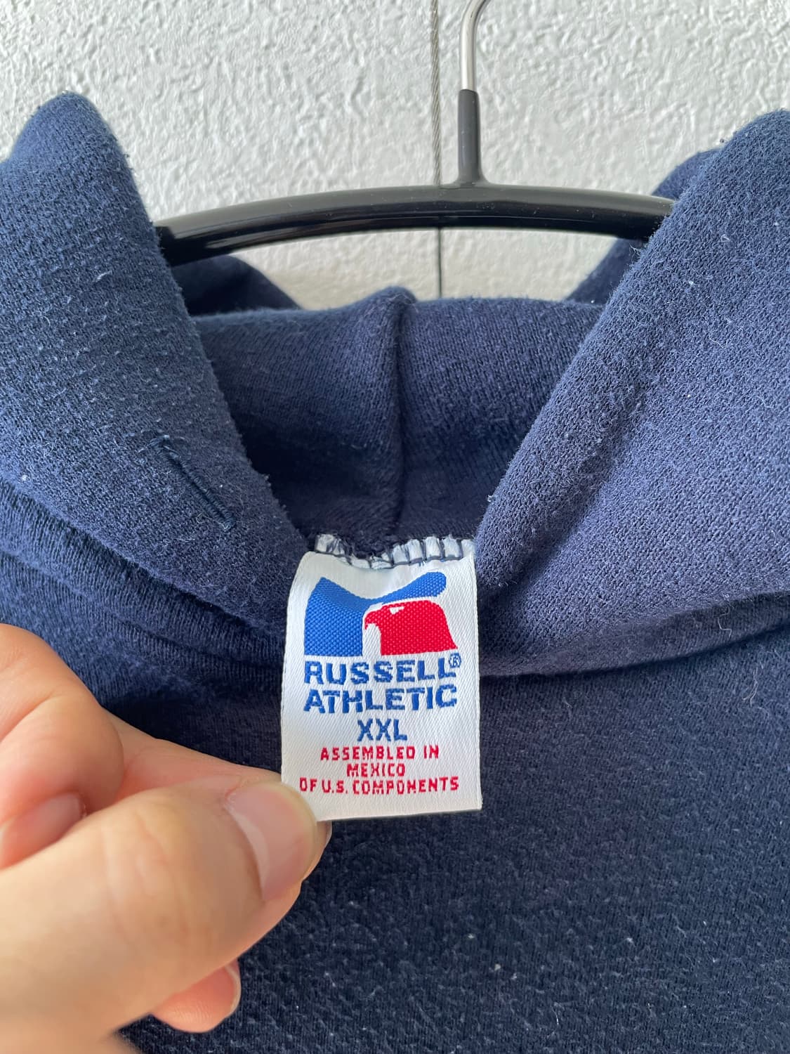 90s russell athletic hoodie 러셀 후드 상품이미지3