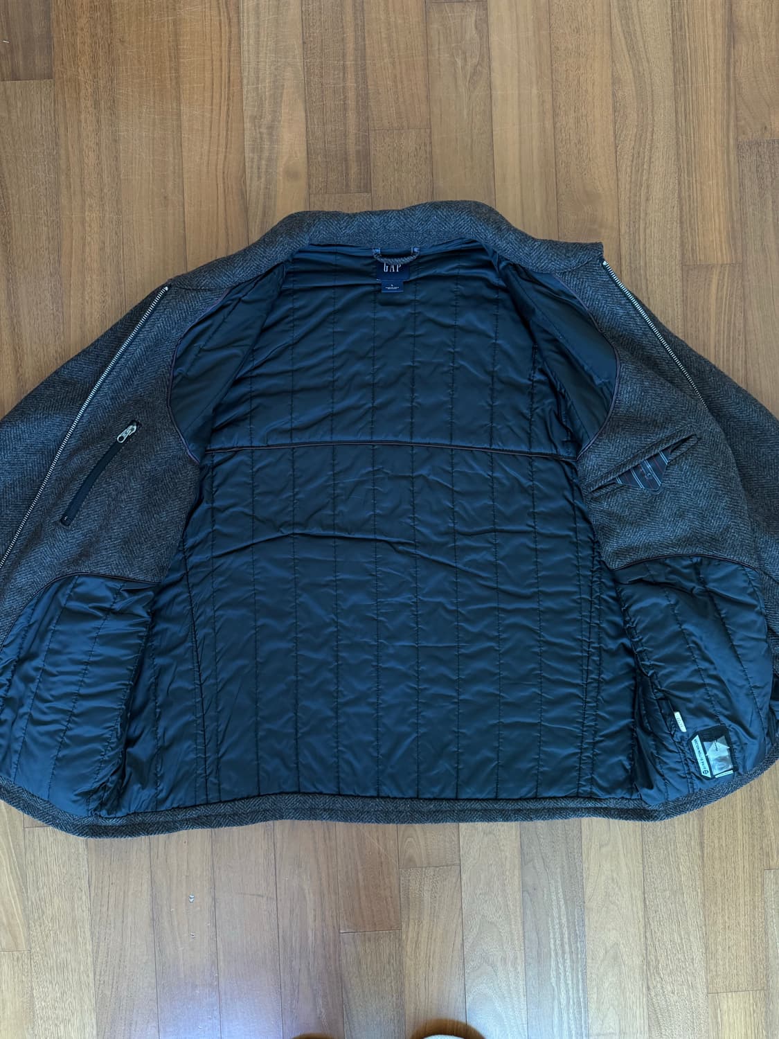 [L] 00‘s Gap padded 헤링본 자켓 상품이미지2