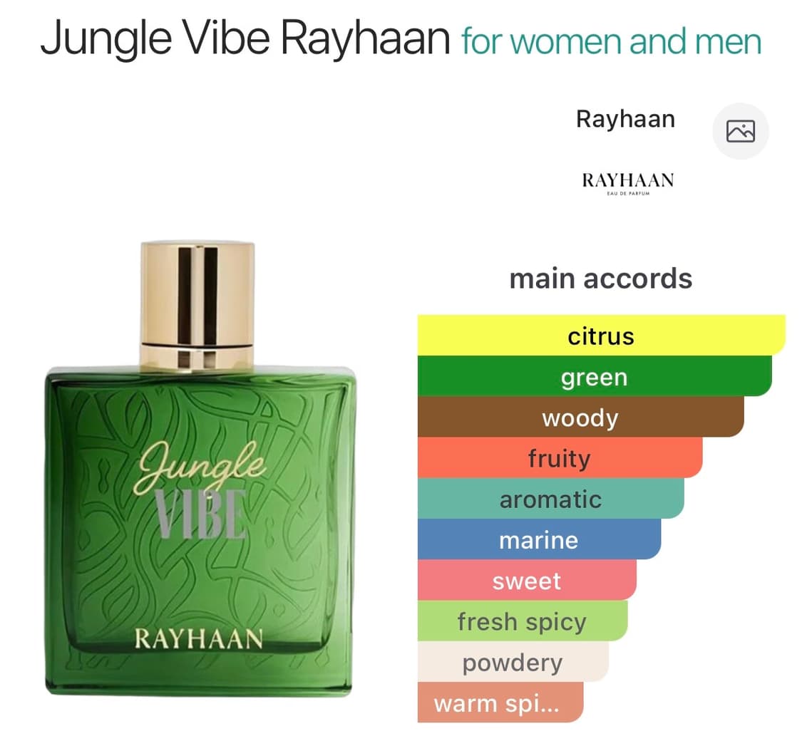 rayhaan jungle vibe 100ml 상품이미지3
