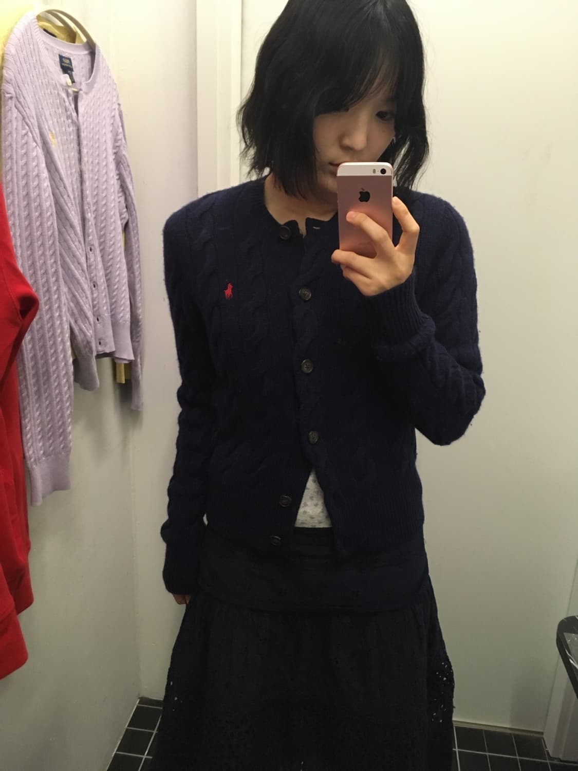 폴로 랄프로렌 케이블 캐시미어 가디건 상품이미지1