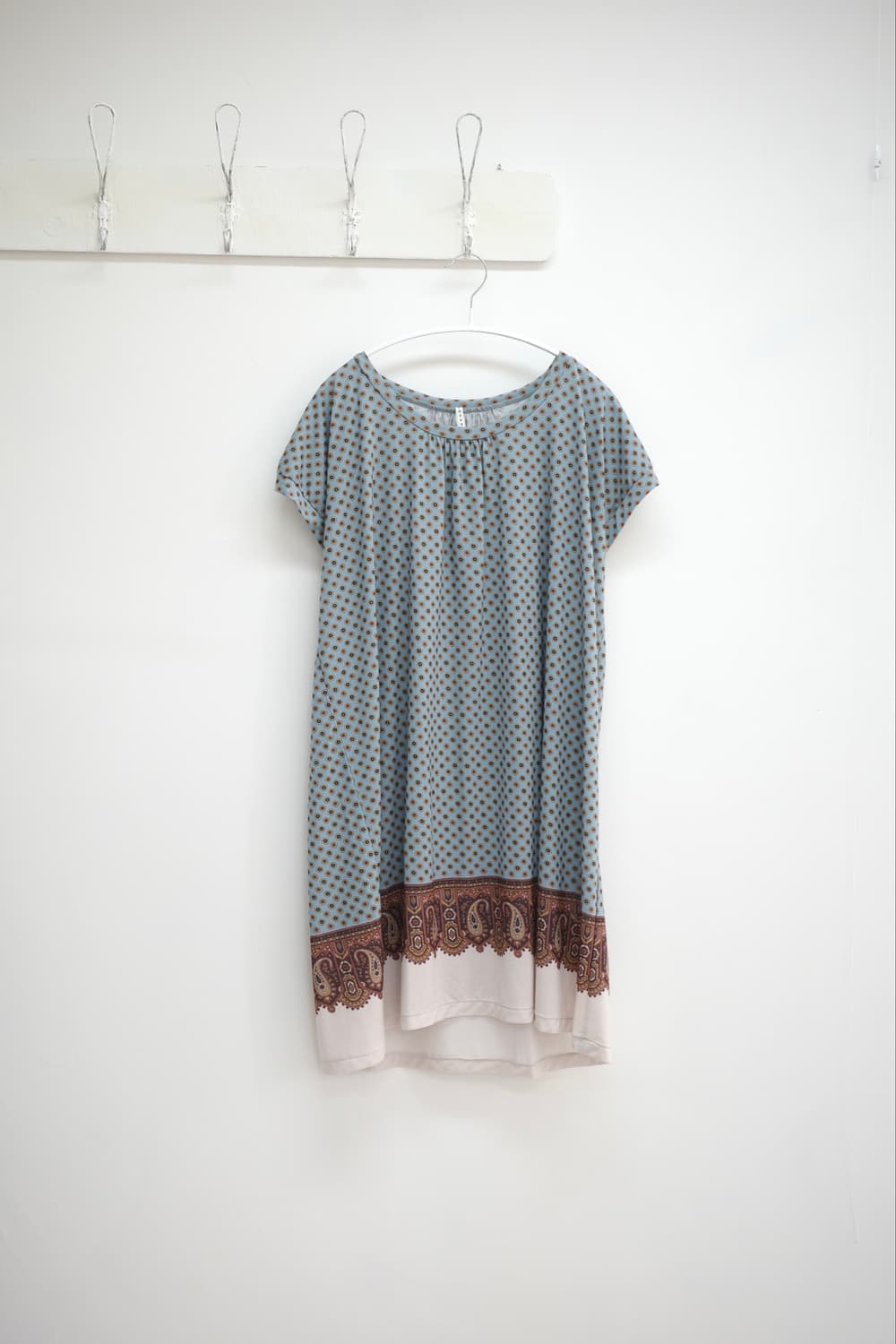 수나오쿠와하라 Sunao kuwahara mint dot one-piec 상품이미지6