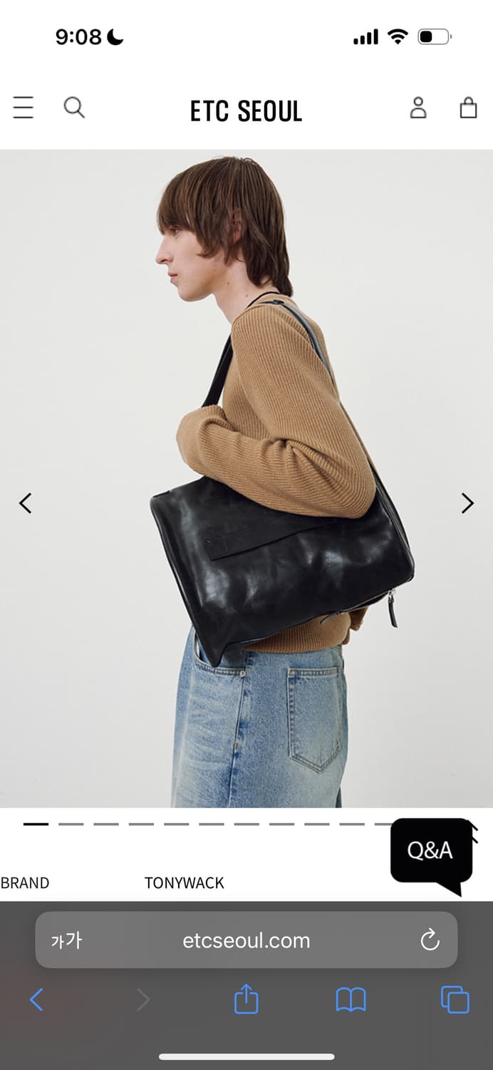 토니웩 오일 풀업 유틸리티 버킷백 상품이미지1