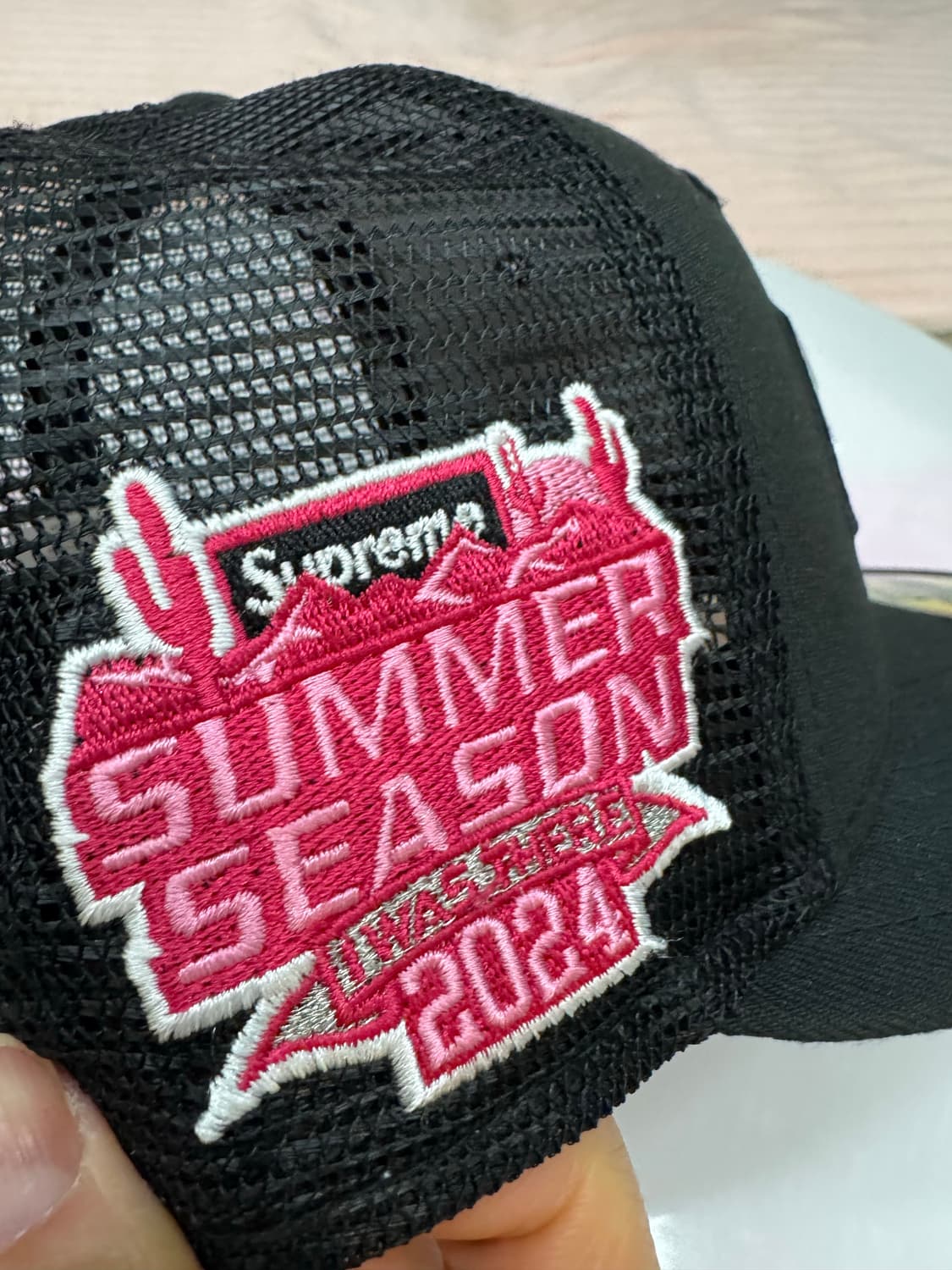 🧢 Supreme x New Era 메쉬 캠프캡 (Black) 상품이미지9