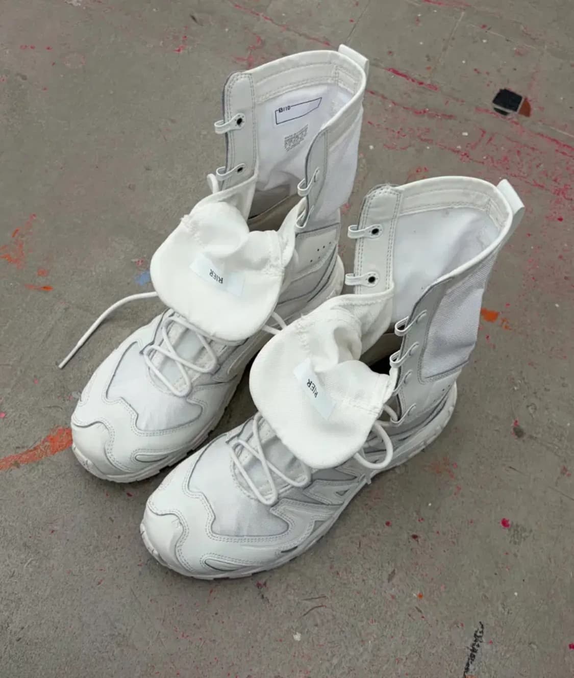 살로몬 x 리에르 XA 정글 화이트 {250} 새상품 상품이미지1