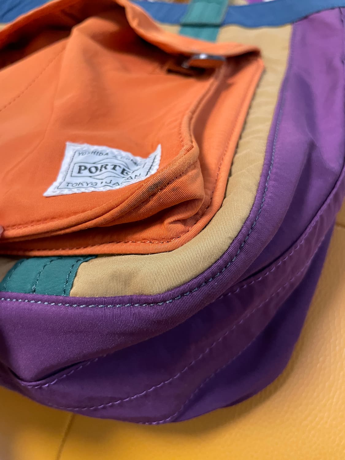 포터X빔즈보이 컬러 블록 토트백 상품이미지3