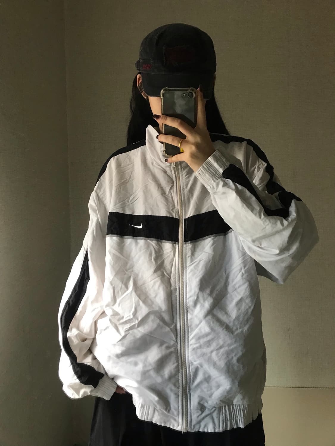 나이키 00s 흰검 바람막이 상품이미지2