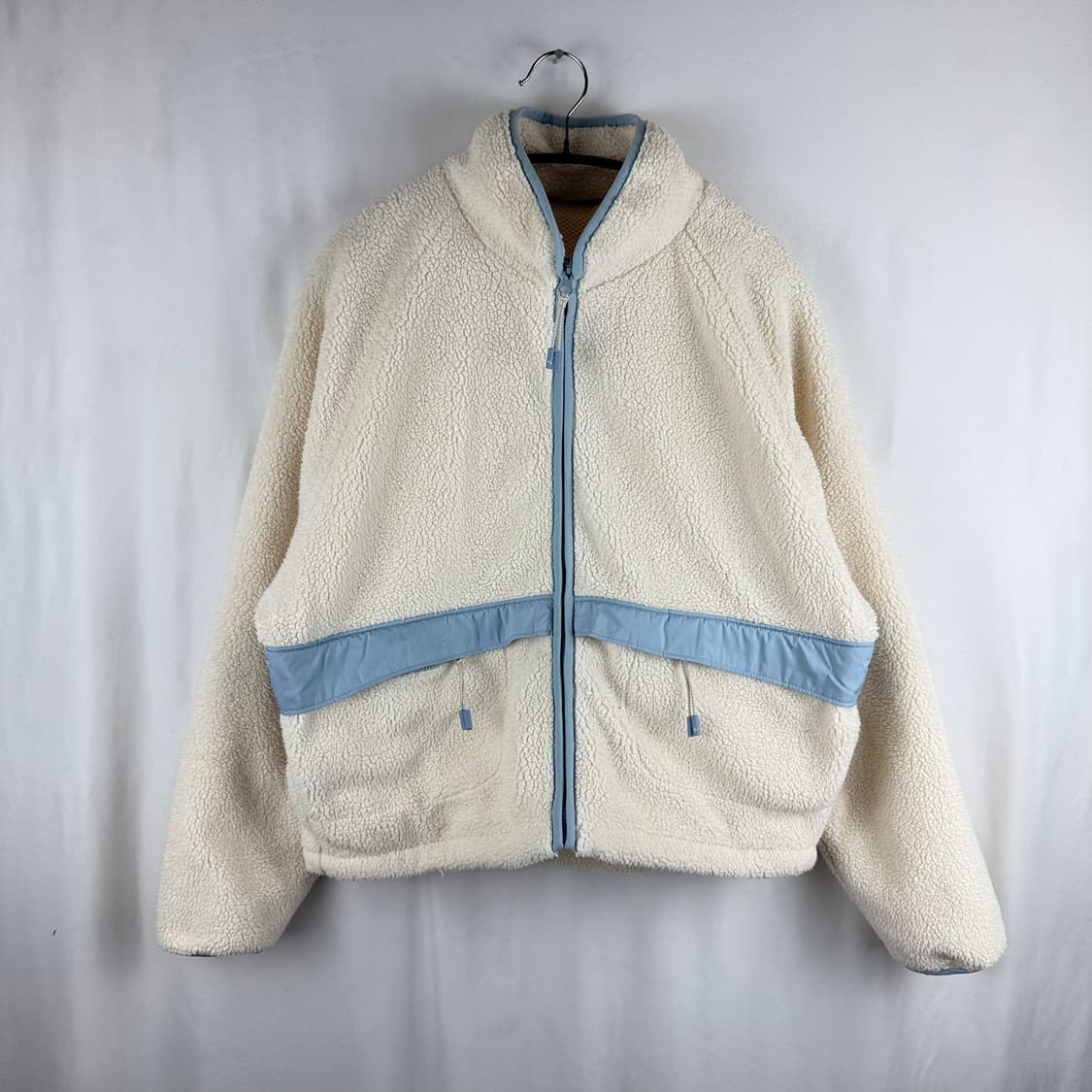 S) 젝시믹스 양털 플리스 집업 자켓 아이보리 상품이미지2