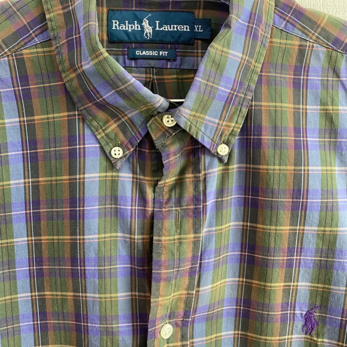 [XL] 폴로 체크 셔츠 상품이미지2