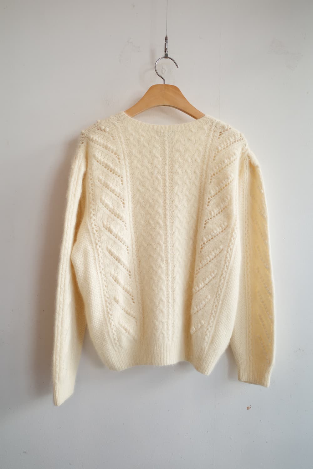 Japan brand 울 케이블 가디건  상품이미지7