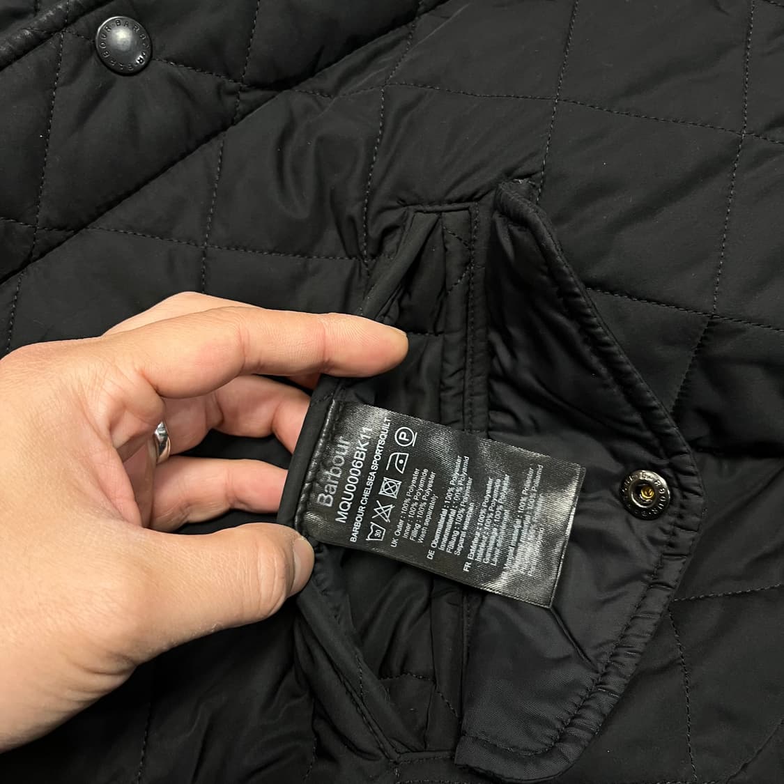  바버 퀼팅자켓 상품이미지7