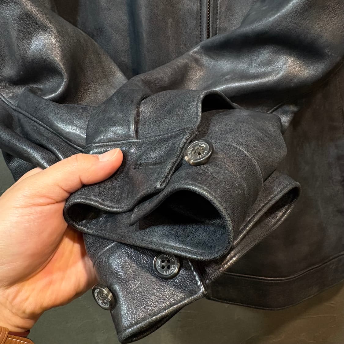 [M] POLO 폴로 랄프로렌 양가죽 맥스웰 자켓 상품이미지4