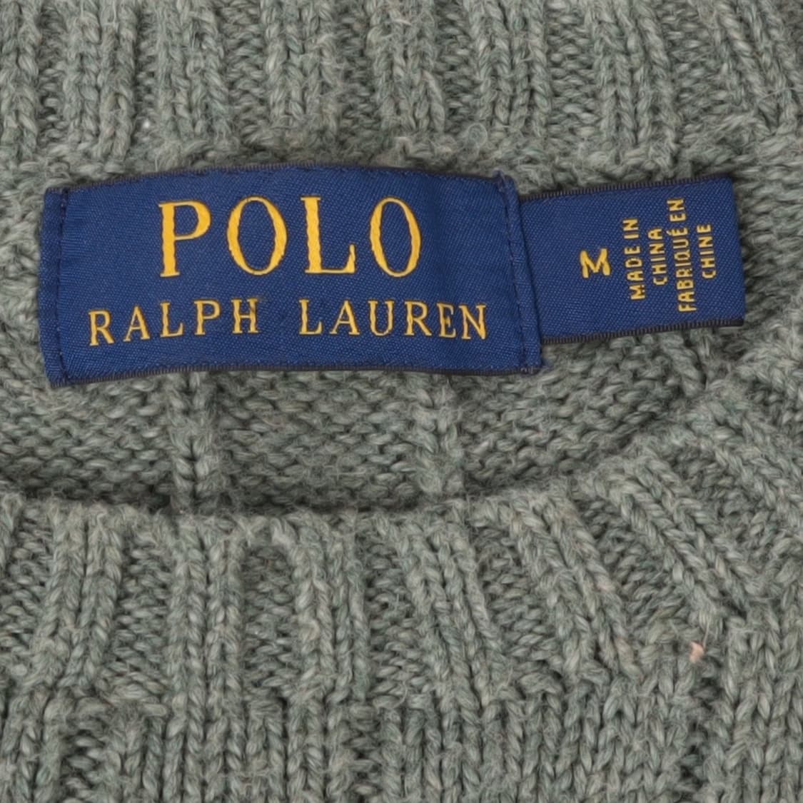 폴로 랄프로렌 그린 코튼 케이블 니트 스웨터 상품이미지8