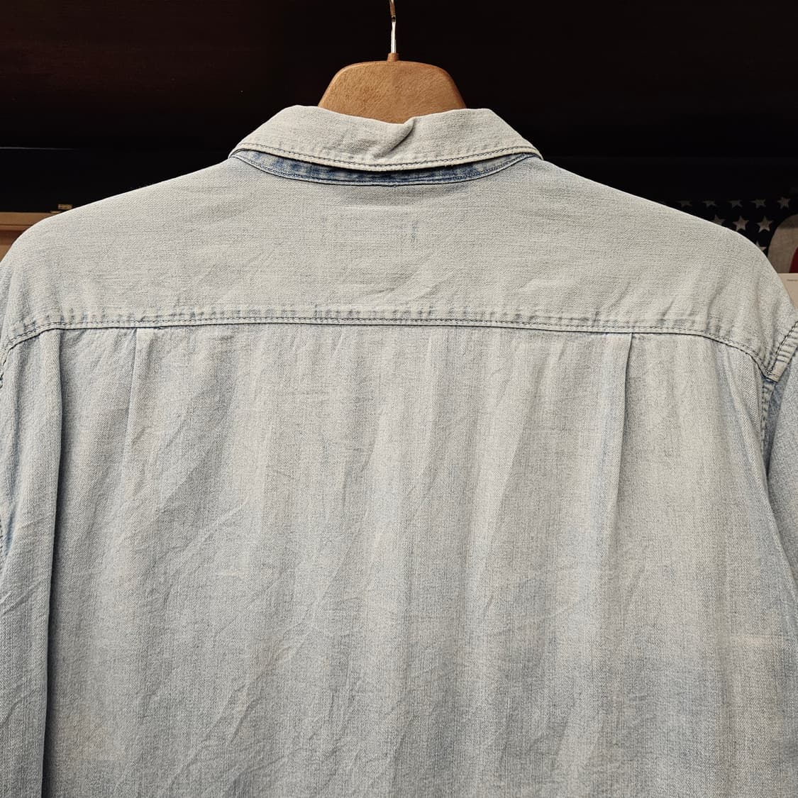 90s 리바이스 라이트 워싱 데님 셔츠 N1133 상품이미지5