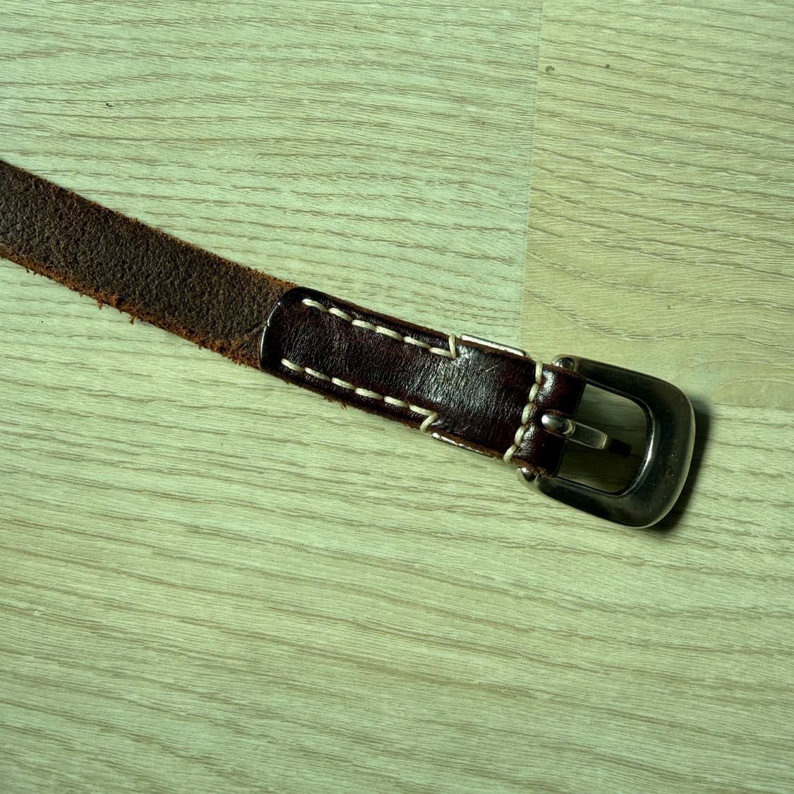 아워레가시 벨트 2cm 레더 브라운 상품이미지1