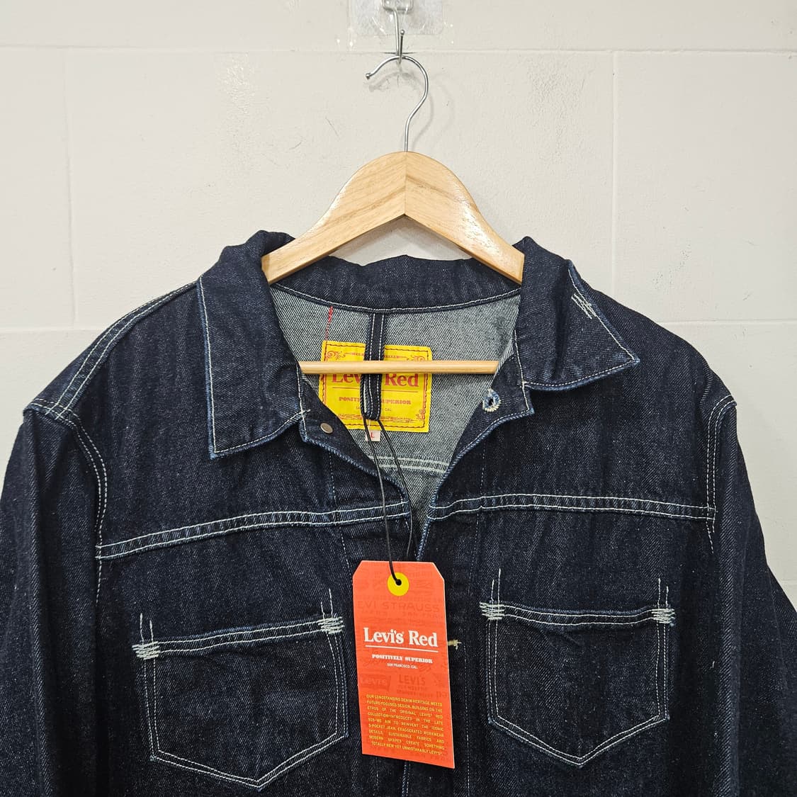 리바이스 레드 신치백 데님 트러커자켓 새상품 상품이미지2