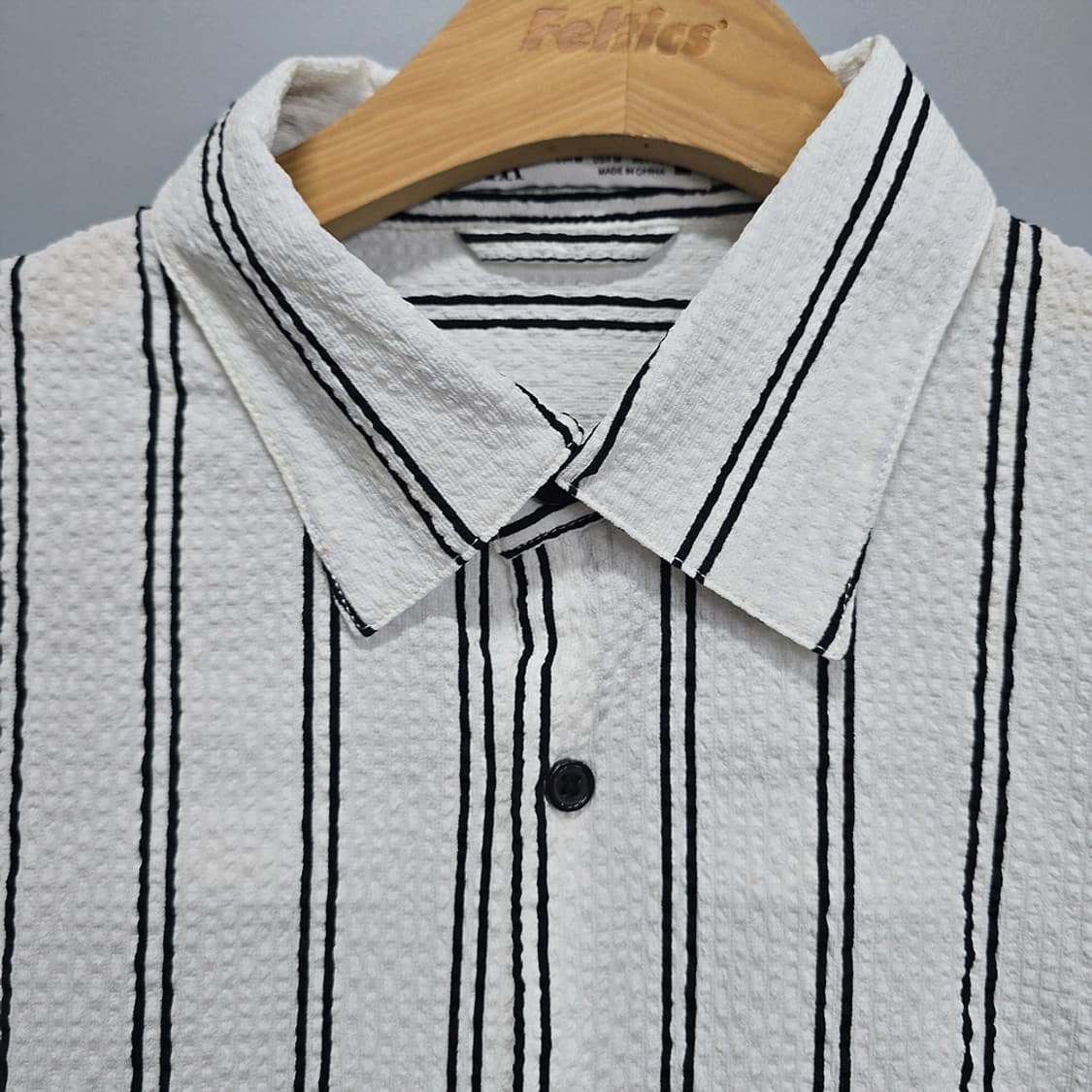 자라(ZARA) 스트라이프 반팔셔츠  M 상품이미지2