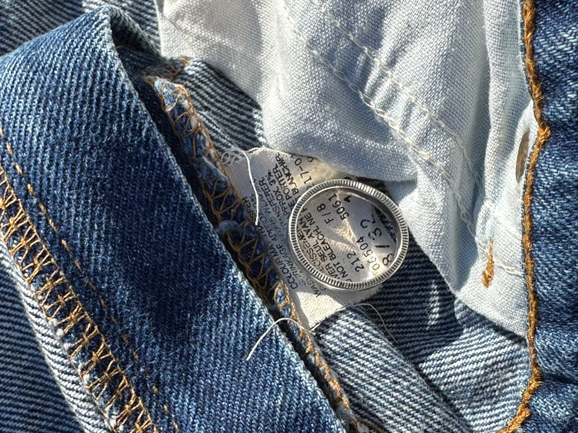 90s Levi's 619 빈티지 리바이스 캐나다 데님팬츠 상품이미지2