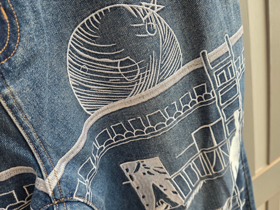 키드슈퍼 자수데님 팬츠 상품이미지4