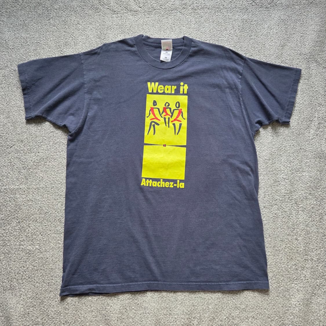 90s 캐나다 Fruit Of The Loom 반팔 티셔츠 XL(105) 상품이미지1