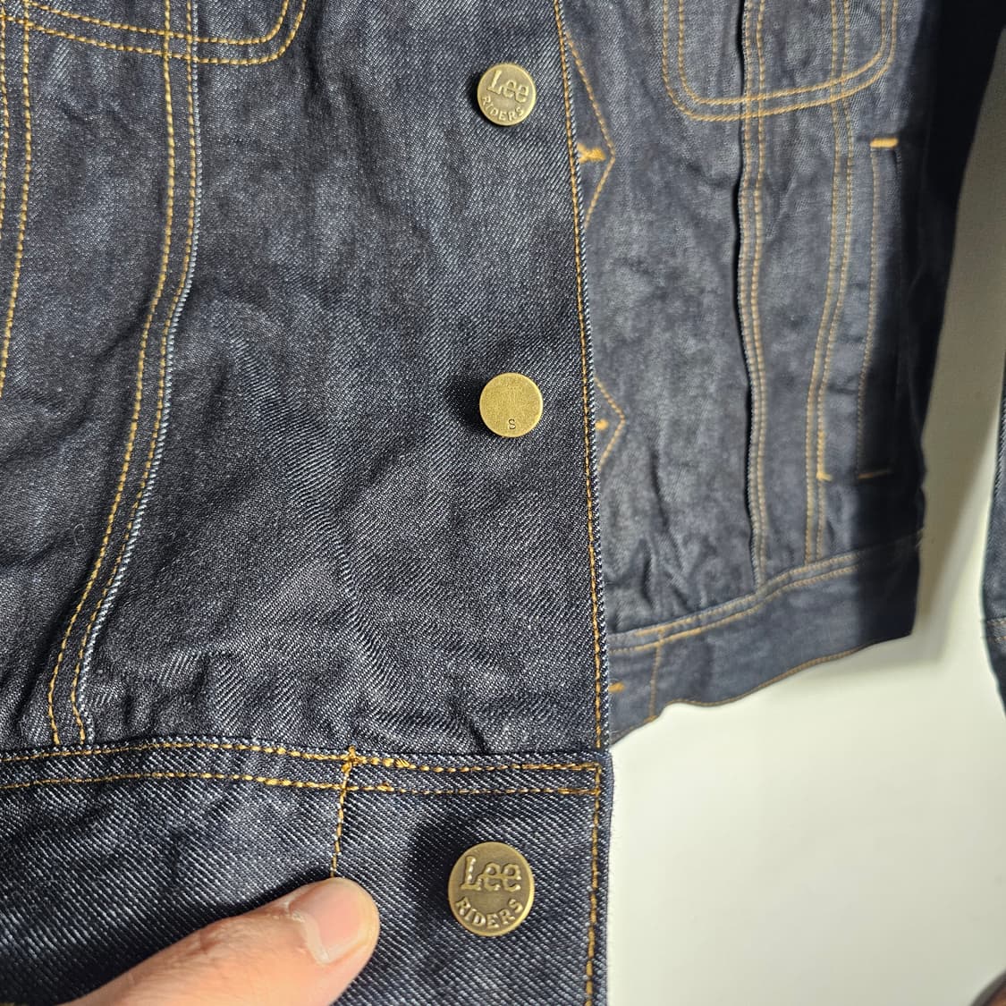 M lee 리 스톰 라이더 트러커 자켓 블랭킷 데님 상품이미지4