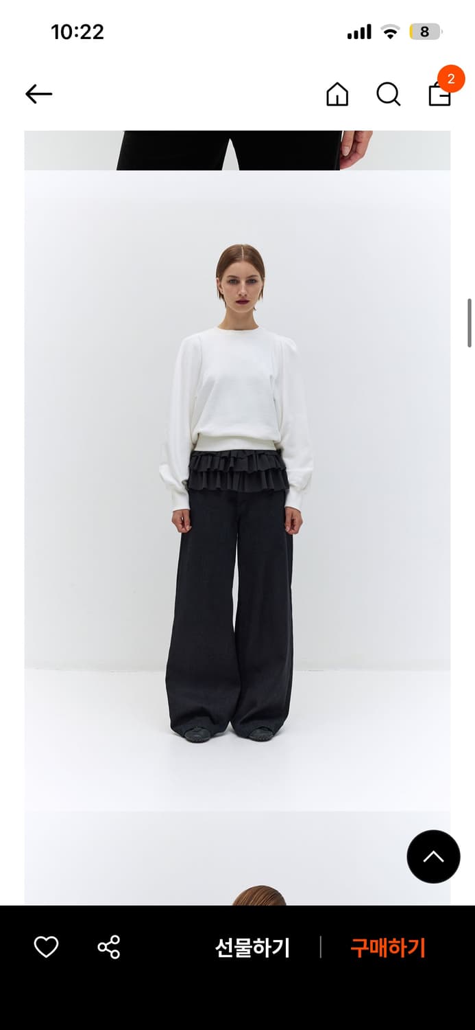 버뮬라 frill sleeveless top (black) 상품이미지2