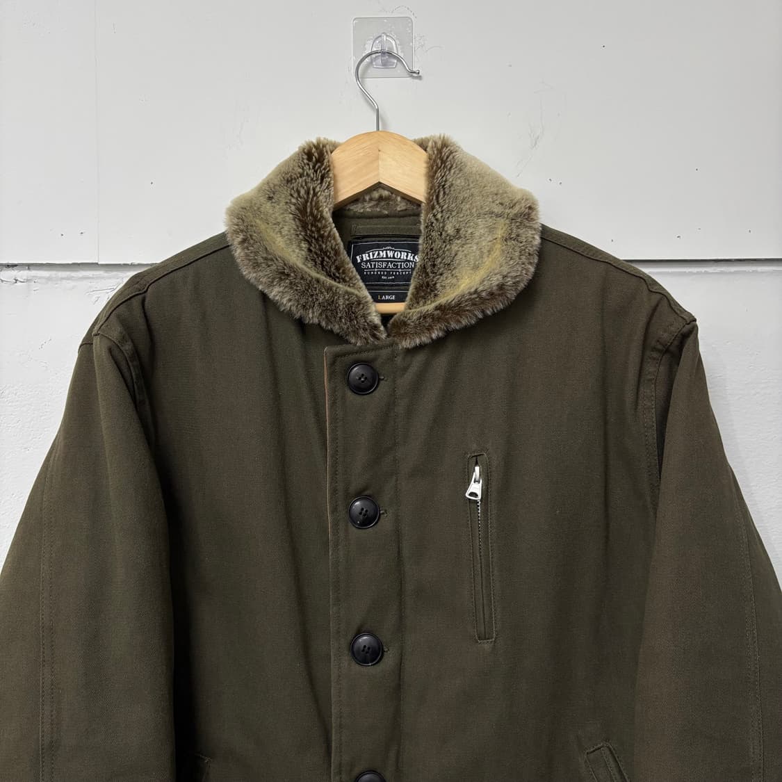 프리즘웍스 카키 N-1 덱자켓 상품이미지2