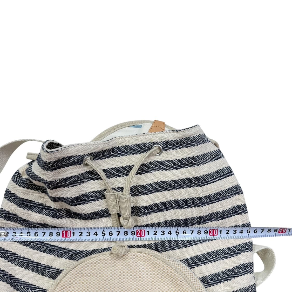 TOMS 탐스 스트라이프 복조리 스트링 포켓 백팩 가방 상품이미지5