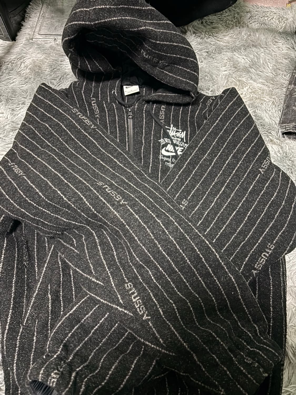 스투시 나이키 스트라이프 울 자켓 상품이미지2